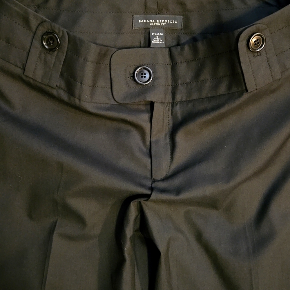 NWOT Banana Republic Luxurious Wool-Silk Blend Trousers - Picture 2 of 4